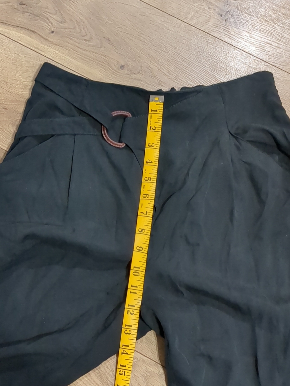by Anthropologie Black Pants with belt buckle Women's Size XS - Picture 6 of 11